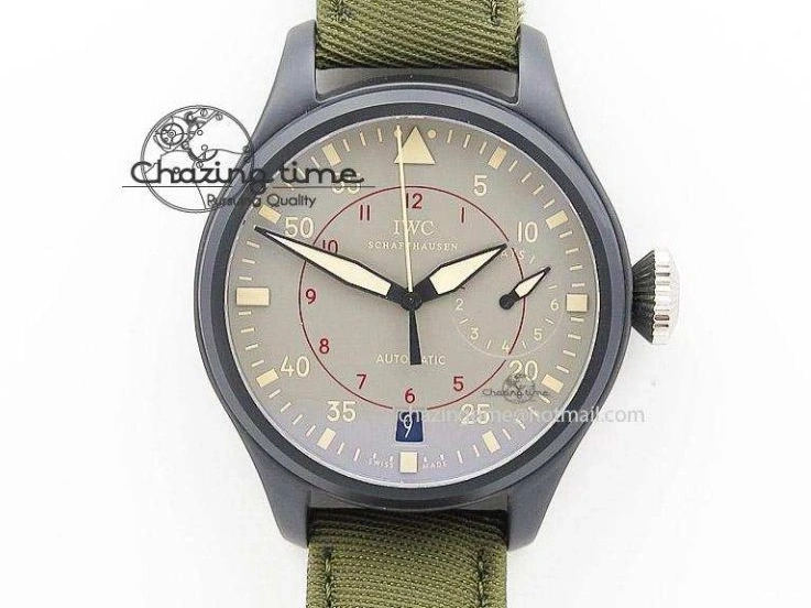 MIROTIME 0418 Original Pilot’s Watch Laureus Blue Ceramic IW328101 ZF 1:1 Best Edition on Blue Nylon Strap A 7027